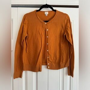 Orange Cardigan